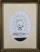 Load image into Gallery viewer, MISS VAN Drawing - Original signed framed sketch
