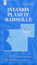 Charger l&#39;image dans la galerie, INVADER Invasion De Marseille Map - print
