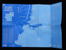 Charger l&#39;image dans la galerie, INVADER Invasion De Marseille Map - print
