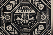 Load image into Gallery viewer, SHEPARD FAIREY 50 Shades Of Black 2013 - Trumpeting Dissent - Signed Screenprint
