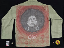Charger l&#39;image dans la galerie, SHEPARD FAIREY Angela Davis Emo Night Jacket - Signed and framed original painting
