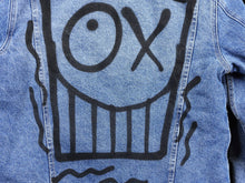 Charger l&#39;image dans la galerie, ANDRE SARAIVA Painting on Jeans Jacket - signed original
