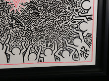 Charger l&#39;image dans la galerie, DOK Untitled Love Haring - signed drawing on dibon
