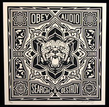 Charger l&#39;image dans la galerie, SHEPARD FAIREY 50 Shades Of Black 2013 - Search And Destroy - Signed Screenprint
