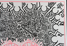 Charger l&#39;image dans la galerie, DOK Untitled Love Haring - signed drawing on dibon
