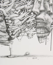 Load image into Gallery viewer, BOM-K GRIS1 and BRUSK dmv Collab - Lithograph signed
