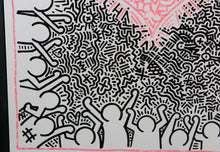 Charger l&#39;image dans la galerie, DOK Untitled Love Haring - signed drawing on dibon

