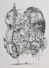 Load image into Gallery viewer, BOM-K GRIS1 and BRUSK dmv Collab - Lithograph signed
