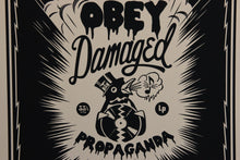 Charger l&#39;image dans la galerie, SHEPARD FAIREY 50 Shades Of Black 2013 - Damaged - Signed Screenprint
