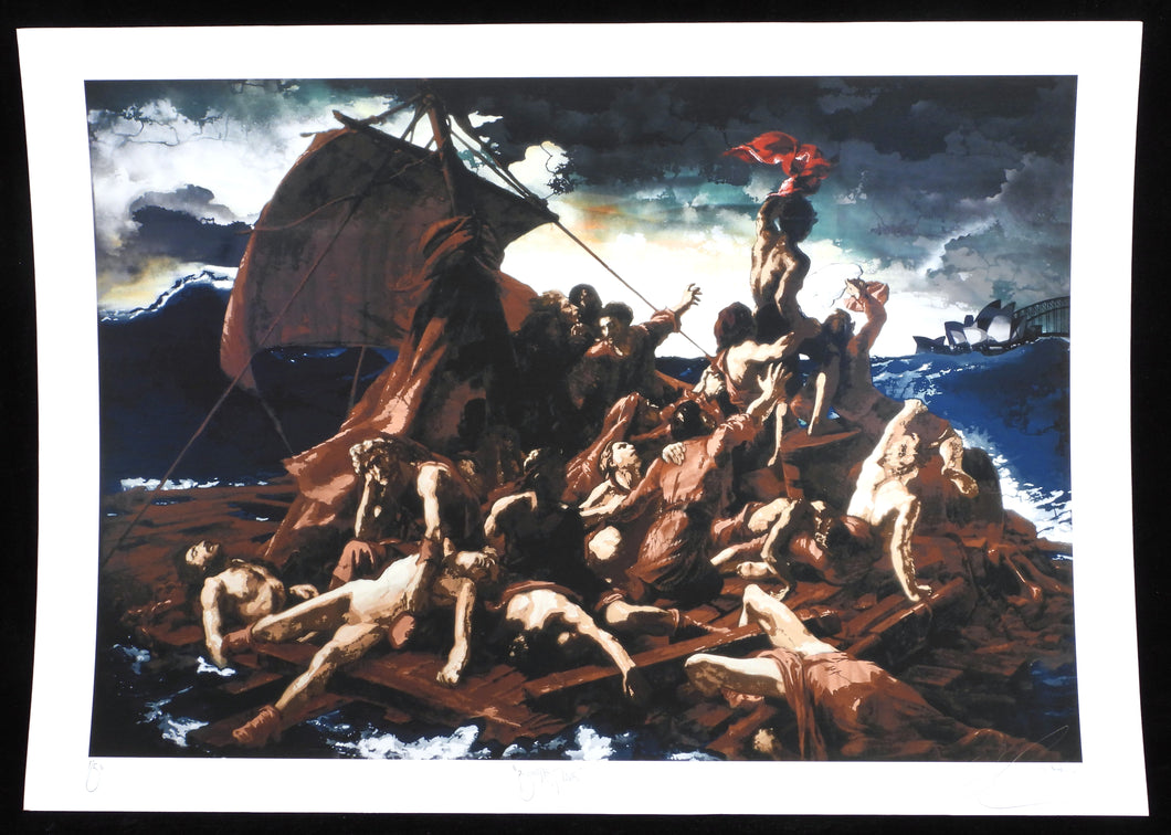 ELK Luke Cornish : Le Radeau De La Méduse - Signed print