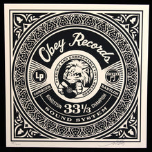 Load image into Gallery viewer, SHEPARD FAIREY 50 Shades Of Black 2013 - Conquer Babylon- Signed Screenprint
