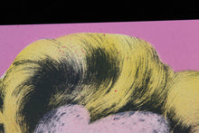 Load image into Gallery viewer, BOM-K Death And Disaster (Pink) - handfinished screenprint signed
