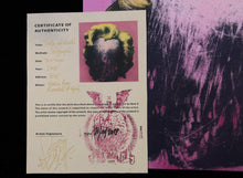 Load image into Gallery viewer, BOM-K Death And Disaster (Pink) - handfinished screenprint signed
