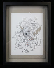 Charger l&#39;image dans la galerie, MONSTA Sweet Death Chaos - Original signed framed Drawing 2012
