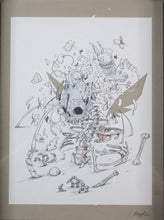 Charger l&#39;image dans la galerie, MONSTA Sweet Death Chaos - Original signed framed Drawing 2012
