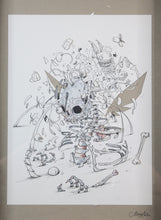 Charger l&#39;image dans la galerie, MONSTA Sweet Death Chaos - Original signed framed Drawing 2012
