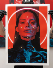 Charger l'image dans la galerie, INSANE 51 The Architect - Signed digigraph and screenprint with gold leaf and with 3d glasses
