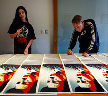 Charger l&#39;image dans la galerie, SHEPARD FAIREY God Save Abortion 2025 - Signed Screenprint
