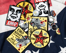 Charger l&#39;image dans la galerie, SHEPARD FAIREY Angela Davis Emo Night Jacket - Signed and framed original painting
