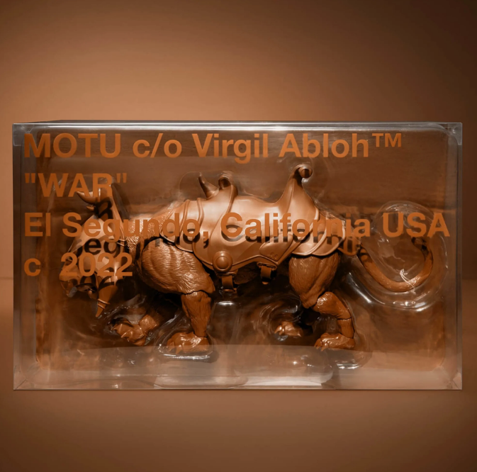 VIRGIL ABLOH / MOTU : War / Battle Cat - Art Toy Mattel