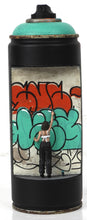 Charger l&#39;image dans la galerie, PERANONIMO Graffiti Girl - signed sculpture on spraycan
