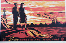 Charger l&#39;image dans la galerie, SHEPARD FAIREY These Sunsets Are To Die For - Signed Offset Lithograph
