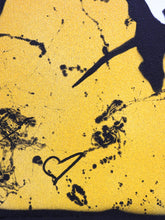 Charger l&#39;image dans la galerie, ZIEGLER T My Kid Just Ruined My Basquiat (Yellow Gold) - Signed painting on canvas
