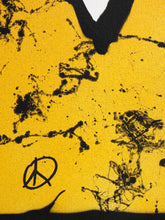 Charger l&#39;image dans la galerie, ZIEGLER T My Kid Just Ruined My Basquiat (Yellow Gold) - Signed painting on canvas
