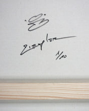 Charger l&#39;image dans la galerie, ZIEGLER T My Kid Just Ruined My Basquiat (Yellow Gold) - Signed painting on canvas
