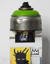 Charger l&#39;image dans la galerie, PERANONIMO Basquiat - signed sculpture on spraycan
