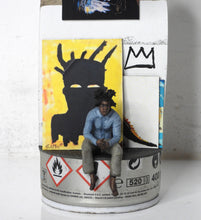 Charger l&#39;image dans la galerie, PERANONIMO Basquiat - signed sculpture on spraycan
