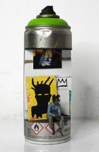 Charger l&#39;image dans la galerie, PERANONIMO Basquiat - signed sculpture on spraycan
