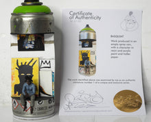 Charger l&#39;image dans la galerie, PERANONIMO Basquiat - signed sculpture on spraycan
