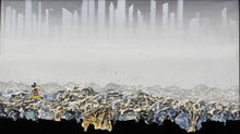 Charger l&#39;image dans la galerie, JEFF GILLETTE Futuristic City Dump - signed painting on canvas
