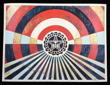 Load image into Gallery viewer, SHEPARD FAIREY Tunnel Vision version 2 Alternate Gold 2018 - Signed Screenprint

