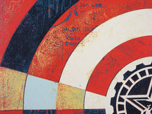 Load image into Gallery viewer, SHEPARD FAIREY Tunnel Vision version 2 Alternate Gold 2018 - Signed Screenprint
