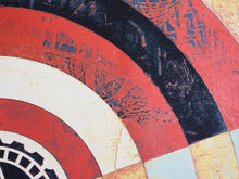 Load image into Gallery viewer, SHEPARD FAIREY Tunnel Vision version 2 Alternate Gold 2018 - Signed Screenprint
