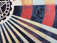 Load image into Gallery viewer, SHEPARD FAIREY Tunnel Vision version 2 Alternate Gold 2018 - Signed Screenprint
