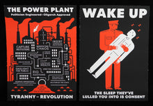 Charger l&#39;image dans la galerie, CLEON PETERSON The Power Plant, Lulled To Sleep, Tired Of The Show &amp; Feudal Troubles COMPLET SET  - Signed screenprint
