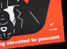 Charger l&#39;image dans la galerie, CLEON PETERSON The Power Plant, Lulled To Sleep, Tired Of The Show &amp; Feudal Troubles COMPLET SET  - Signed screenprint
