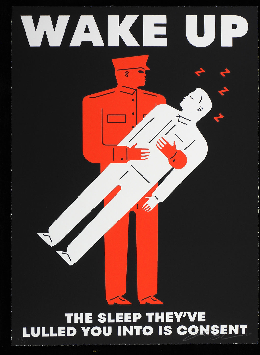 CLEON PETERSON Lulled To Sleep - Signed screenprint