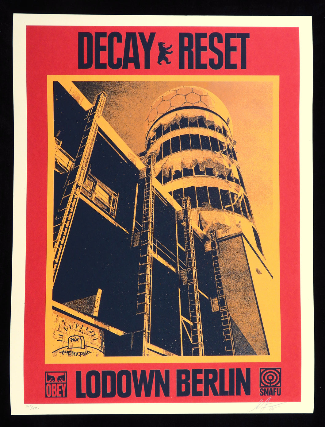 SHEPARD FAIREY Decay Reset 2025 - Signed Screenprint
