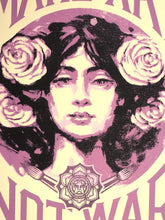 Load image into Gallery viewer, SHEPARD FAIREY Make Art Not War (Painting) Cream 2025 - Signed Screenprint
