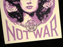 Load image into Gallery viewer, SHEPARD FAIREY Make Art Not War (Painting) Cream 2025 - Signed Screenprint
