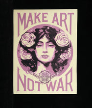 Load image into Gallery viewer, SHEPARD FAIREY Make Art Not War (Painting) Cream 2025 - Signed Screenprint
