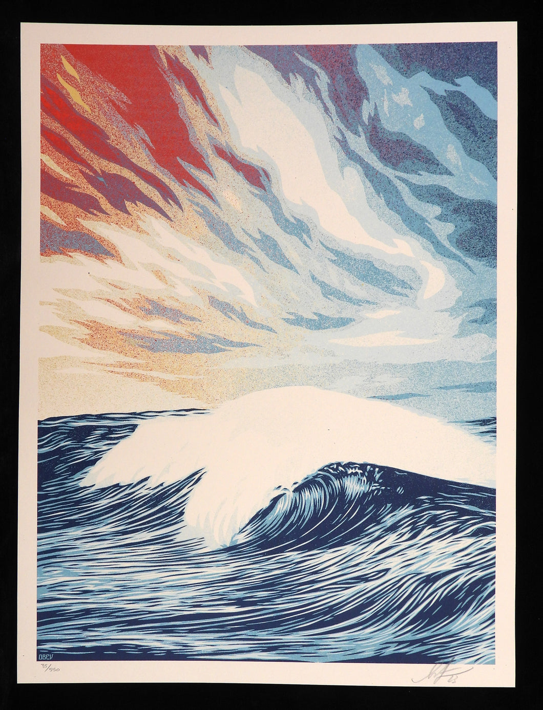 SHEPARD FAIREY Force Of Nature 2023 - Signed Screenprint