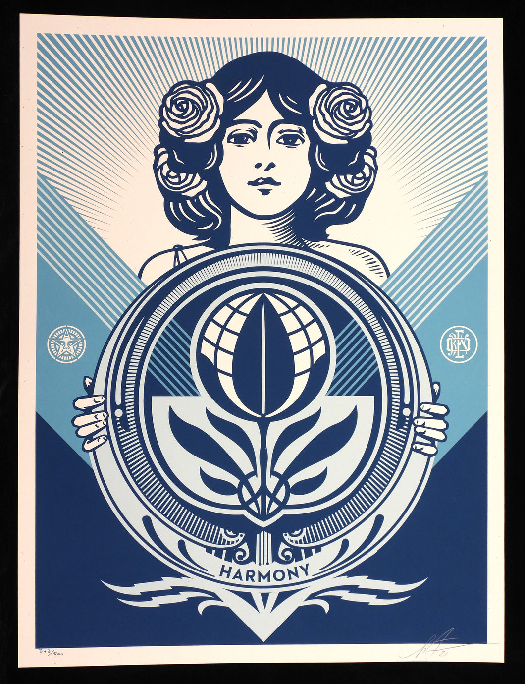 SHEPARD FAIREY Protect Biodiversity Cultivate Harmony 2021 - Signed Screenprint
