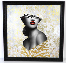 Charger l'image dans la galerie, HUSH Le Buste 1 AP - screenprint with 24ct Goldleaf
