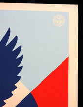 Charger l'image dans la galerie, SHEPARD FAIREY Peace Is Power Blue 2025 - Signed Screenprint
