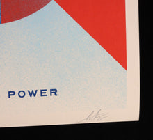 Charger l'image dans la galerie, SHEPARD FAIREY Peace Is Power Cream 2025 - Signed Screenprint

